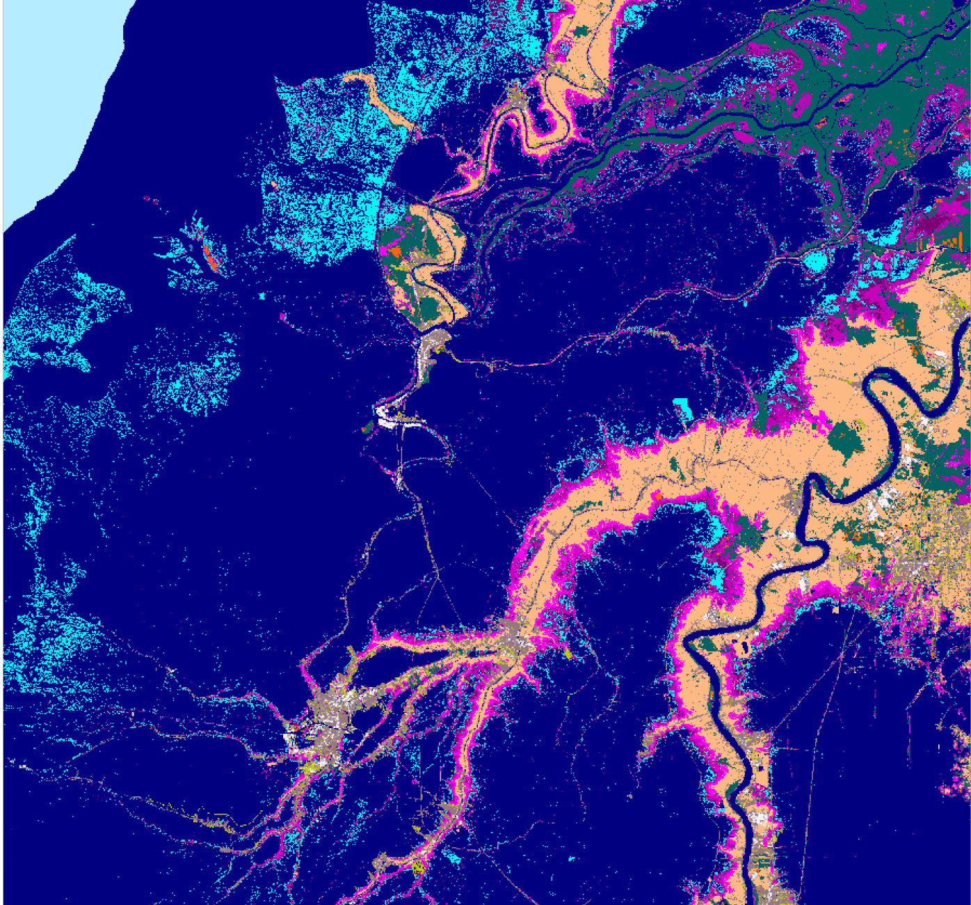 ir image of some ocean