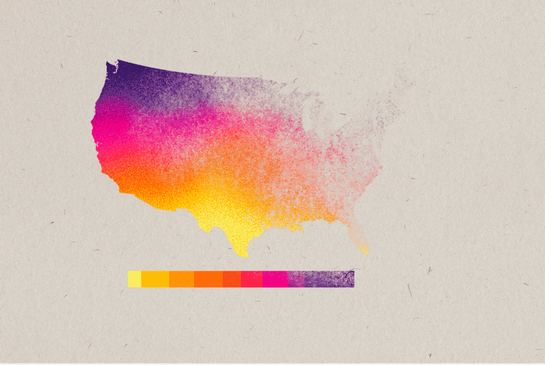 heat map of US